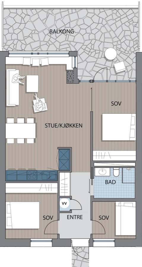 Astonishing Mountain Lodge At The Top Of Gaustablikk, 25M2 West Facing Terrace, 3 Bedrooms Luaran gambar